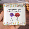 Sisters Are Different Flowers From The Same Garden Personalized Jewelry Dish For Sisters, Friend CH07 896320