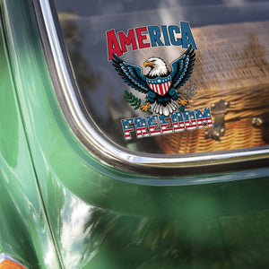 America Freedom USA Flag 250 Birthday Car Window Decal Sticker CH07 896512