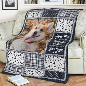 Custom Photo Forever In My Heart Memorial Blanket For Dog Lover TH10 896597