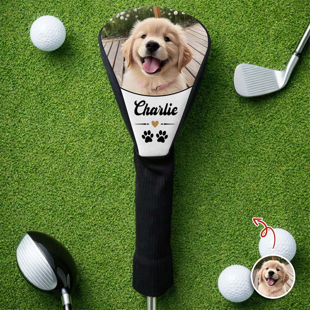 Custom Photo Dog Cat Golf Club Head Cover Father's Day Gift For Golf Lovers HA75 921258
