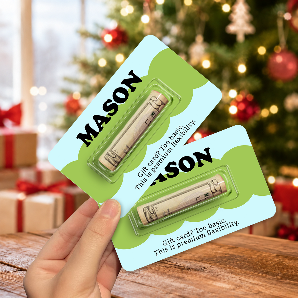 Custom Name Christmas Money Gift Card Gift for Family & Friends LM32 669717