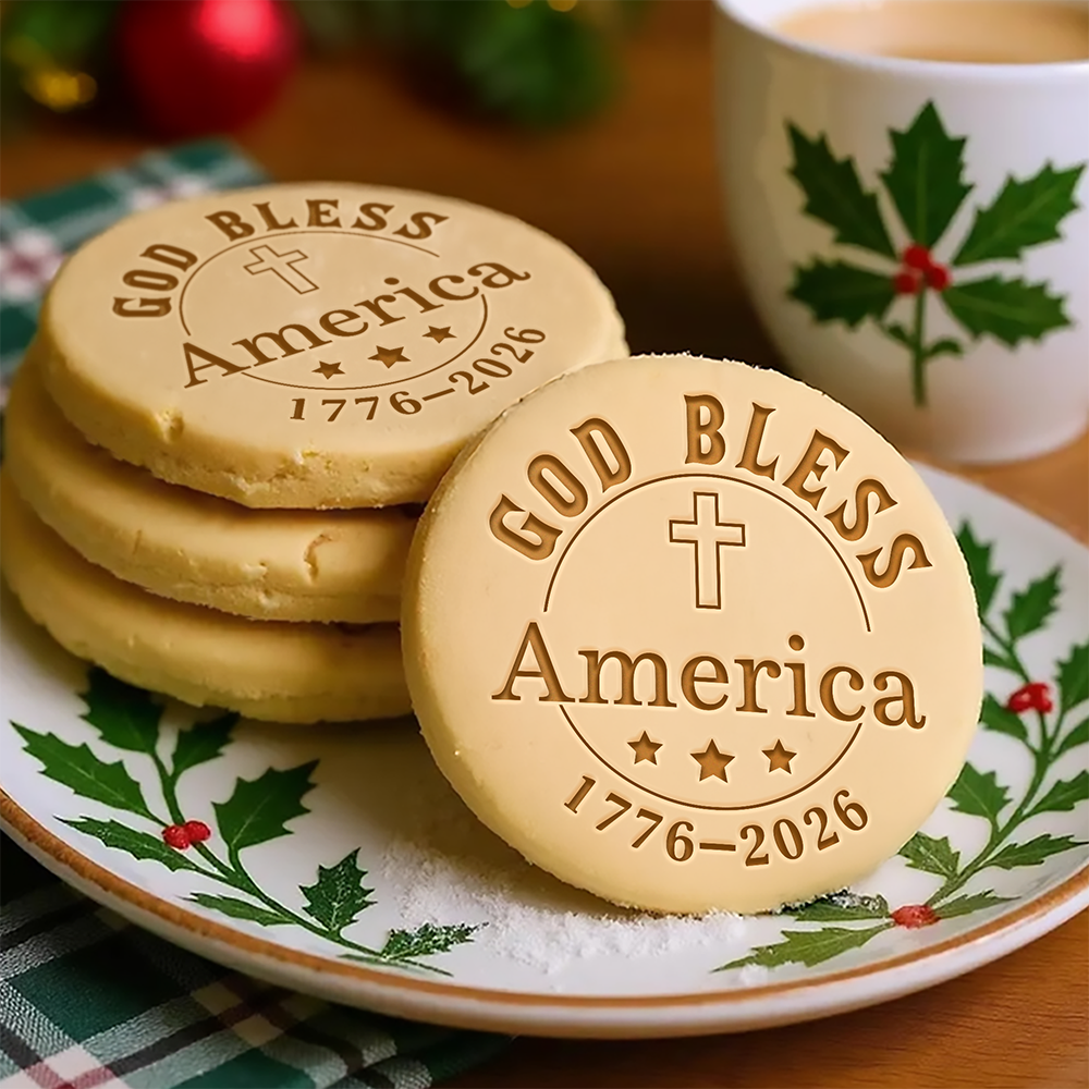 God Bless America 1776-2026 Cookie Stamp CH07 910848