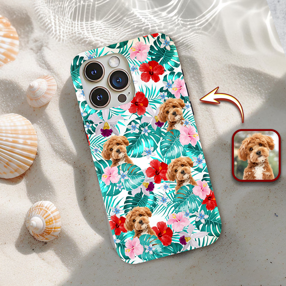 Custom Photo Tropical Style Dog Cat Phone Case HA75 920230