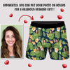 Custom Photo Tropical Floral Boxers - Personalized Gift For Husband, Boyfriend TH10 169705