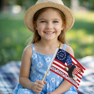 250 Years Of Freedom Eagle Handheld Flag HA75 898904