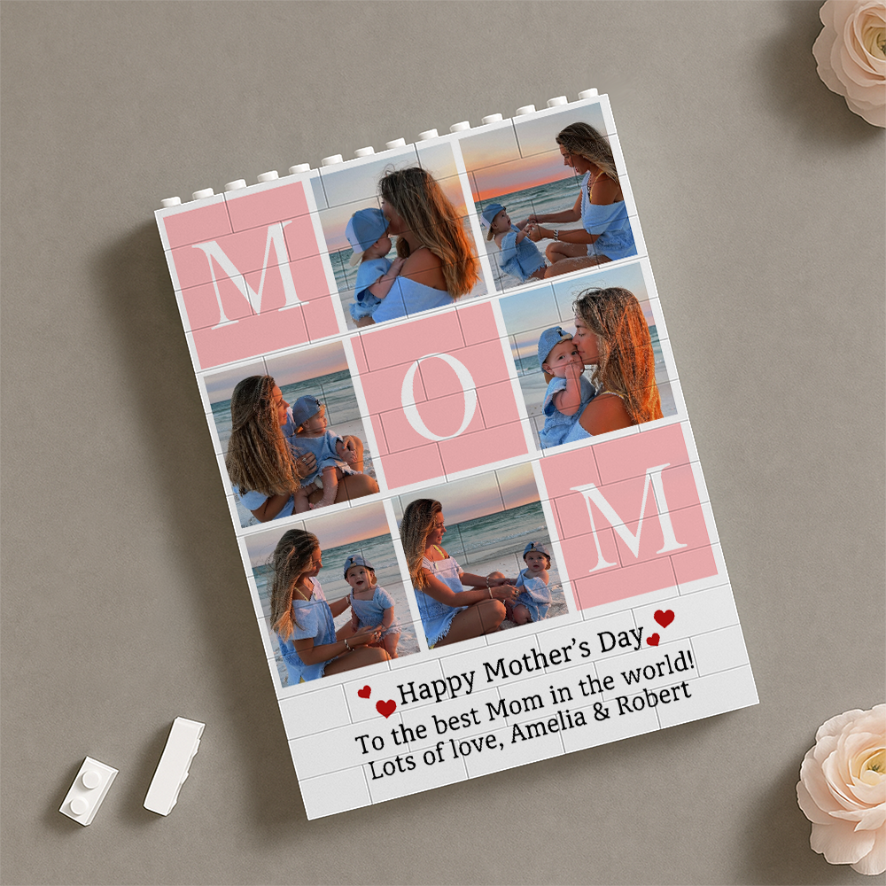 Custom Photo Mom Happy Mother's Day Building Block CH07 910694