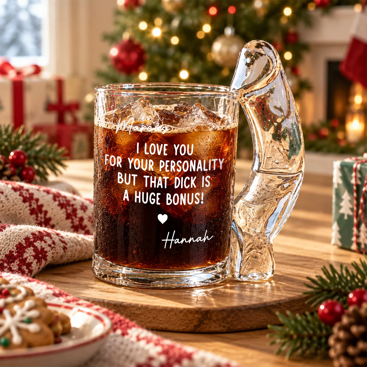 Custom Name Naughty Couple Naughty Glass Mug Funny Gift HA75 919452