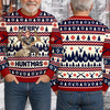 Custom Photo Merry Huntmas, Personalized Ugly Sweater Christmas Hunting Gifts HA75 919616