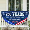 250 Years Of Freedom Custom Family Name Non-Pleated Fan Flag HA75 920912
