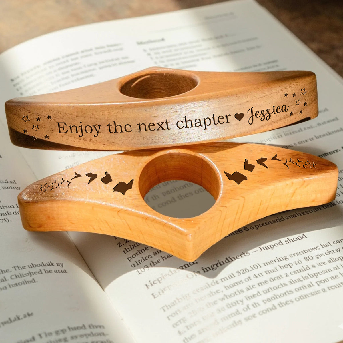 Enjoy The Next Chapter - Personalized Book Page Holder CH07 899548