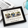 Custom Photo No Matter How Big We Get, We Will Always Reach For You Picture Frame Gift For Father's Day HO82 893818