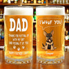 Thanks Dad We Woof You New Version - Personalized Beer Glass Mug TH10 892567