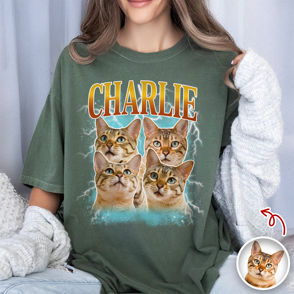 Custom Cat Photo Vintage Comfort Shirt TH10 896147