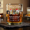 Custom Photo Merry Christmas Thanks For Picking Up My Poop And Stuff Whiskey Glass Gift For Dad HO82 894410