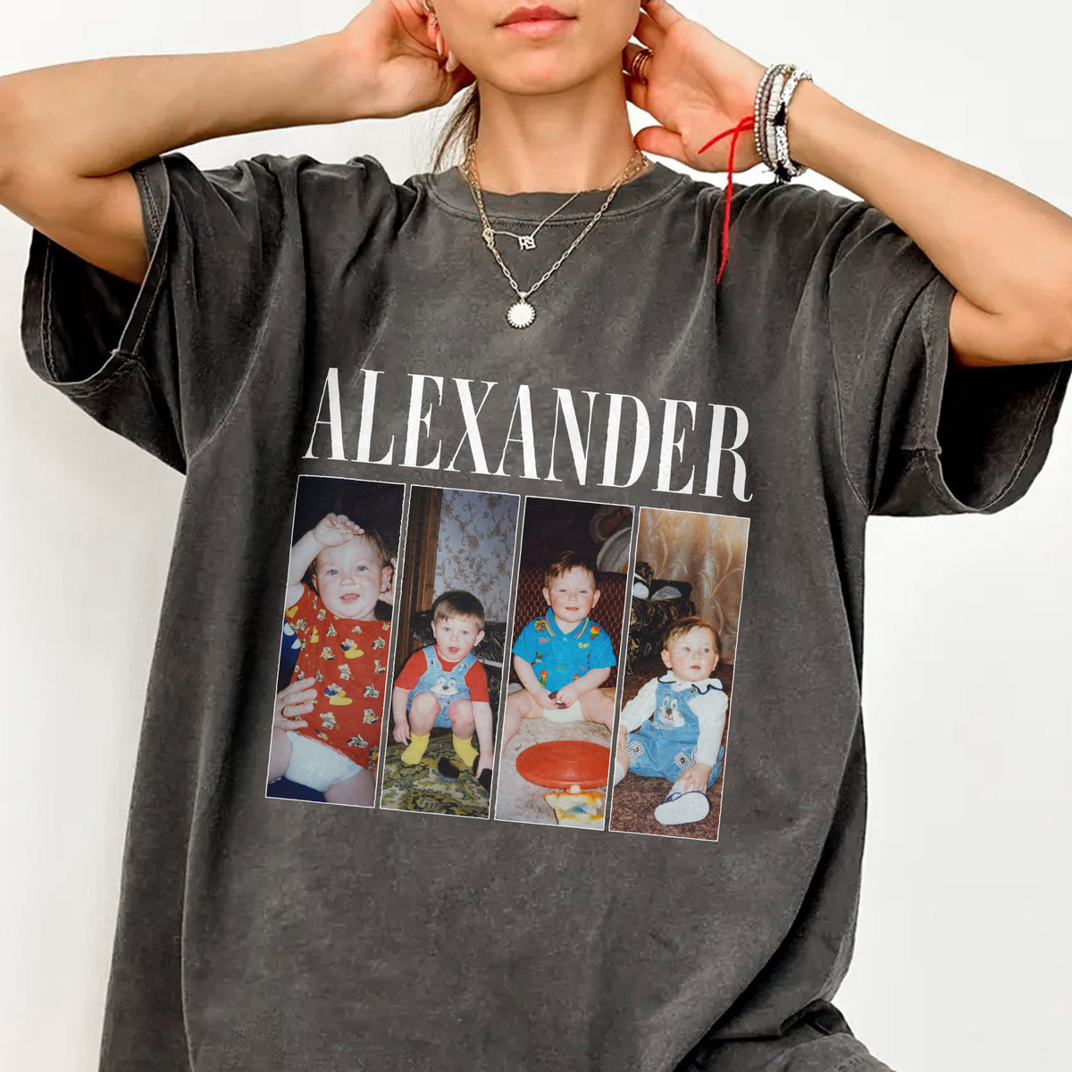Custom Photo Bootleg Comfort Color Shirt Personalized Vintage Shirt CH07 899374