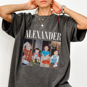 Custom Photo Bootleg Comfort Color Shirt Personalized Vintage Shirt CH07 899374