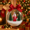 Custom Baby Photo Christmas 3D Acrylic Ball Ornament CH07 180592