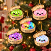 Custom Name Merry Squishmas Glitter Rainbow Dumpling Acrylic Ornament, Cute Christmas Keepsake TH10 171431