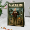 Camping Dad With 3D Effect Acrylic Block Plaque Personalized Gift For Father's Day HO82 893770