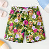 Custom Dog Photo Tropical Style Beach Short For Kid TH10 894105
