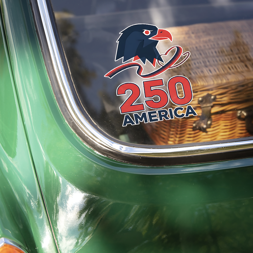 250 America Anniversary Car Window Decal Sticker LM32 897853