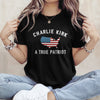 Charlie Kirk - A True Patriot Dark Shirt LM32 65451