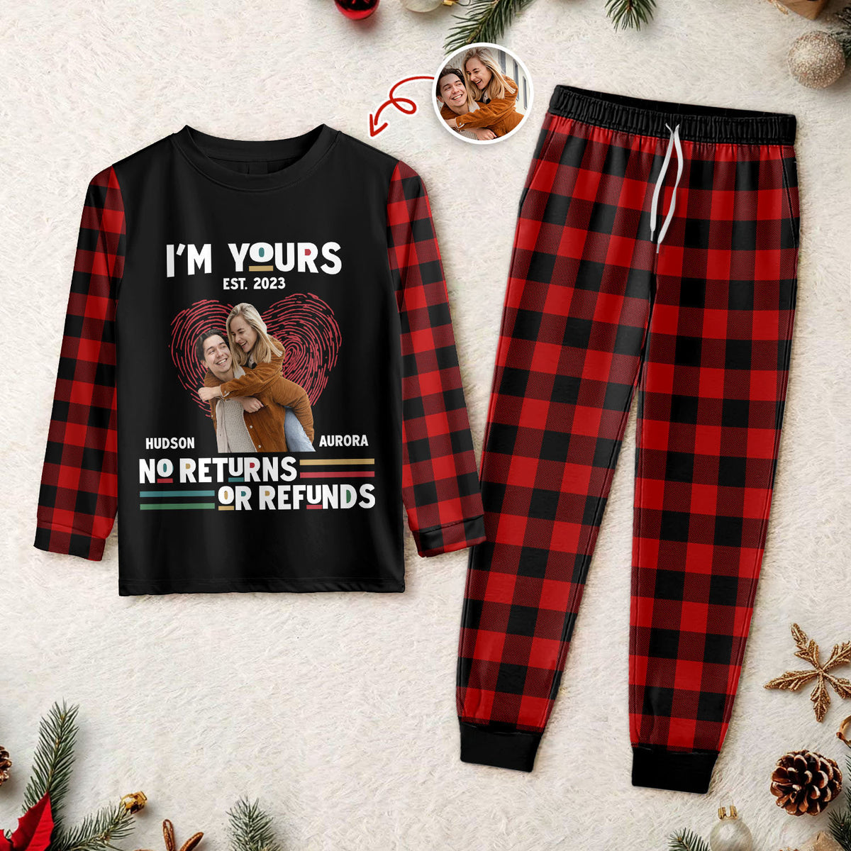 Custom Photo Together Since - Personalized Sleepwear Gift For Couple HO82 900144