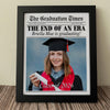 Custom Photo The Graduation Times Class Of 2026 Gift Picture Frame LM32 899213