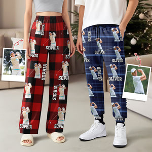 Custom Photo Golf Sweatpants Christmas Gift For Golf Lovers, Golfer HA75 898526