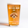 Custom Photo Happy Father's Day From Furry Babies Personalized Beer Glass CH07 895554