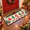 Personalized Custom Family Name Stocking Christmas Runner Rug TH10 171095