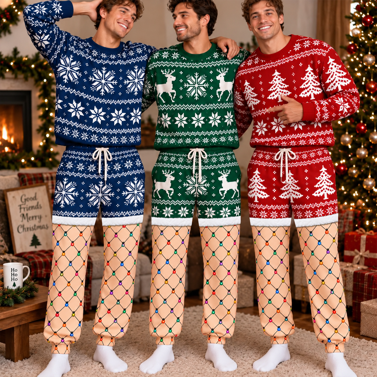 Personalized Funny Christmas Sleepwear Christmas Party Outfit TH10 171289