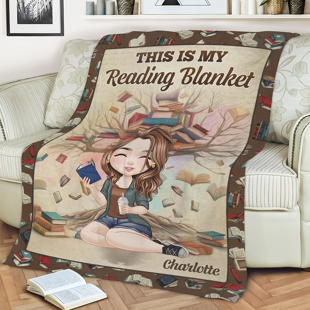 Personalized Bookish Blanket Gifts For Book Lovers, Bookworms, Readers TH10 896647