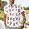 Personalized Best Dad By Par Stick Figures Kid Polo Shirt Gift For Golfer, Golf Lovers HO82 900818