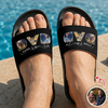 Custom Photo Happy Father's Day Personalized Slide Sandals For Family TH10 170025