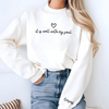 Personalized It Is Well With My Soul Sleeve Print Sweatshirt LM32 899473