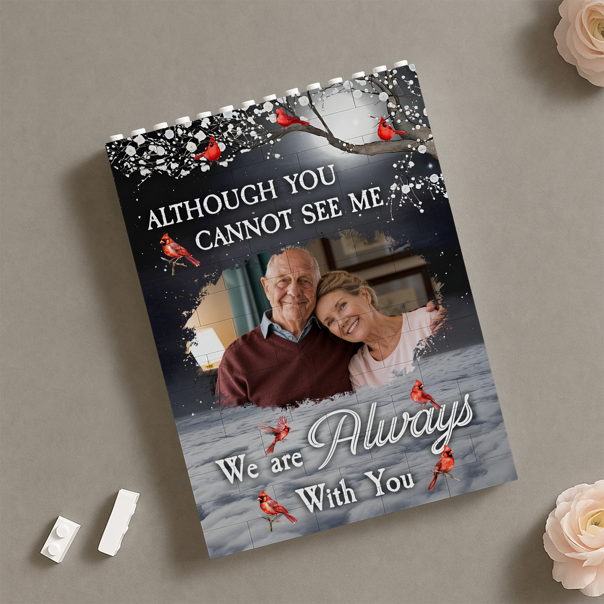Custom Photo I Am Always With You Personalized Memorial Building Block HA75 920532
