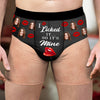 Custom Funny Face I Licked It So It's Mine Men's Boxer Briefs - Novelty Gift For Boyfriend, Husband LM32 669553