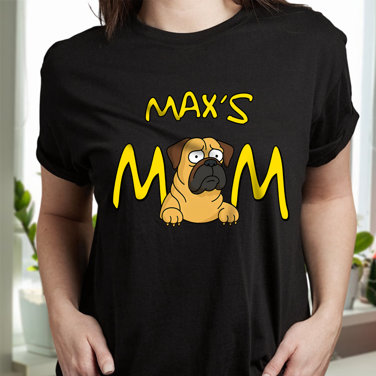 Personalized Dog Dad Dog Mom Dark Shirt HA75 892186