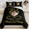 Custom Couple Photo Bedding Set Gift For Valentine CH07 899762