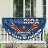 Custom Family Name America 250 Years of Freedom Non-Pleated Fan Flag CH07 910570