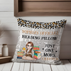 Just A Girl Who Loves Book Pillow Personalized Gift For Book Lovers, Bookworm HO82 894436