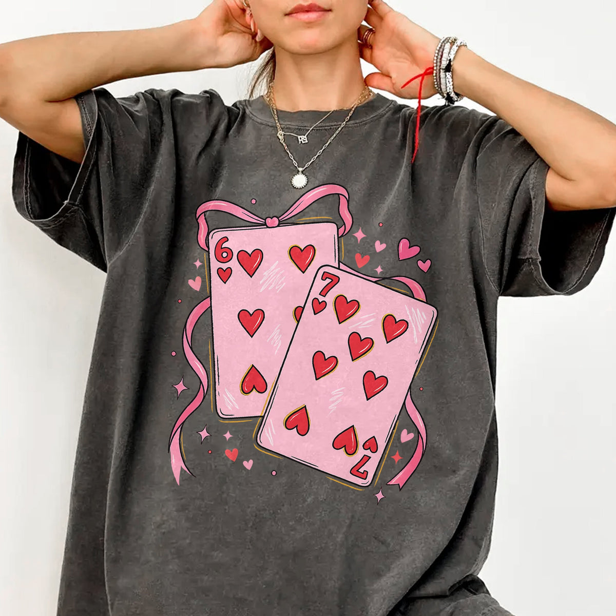 Coquette Funny Playing Cards Valentine 6 7  Six Seven Comfort Shirt LM32 897561