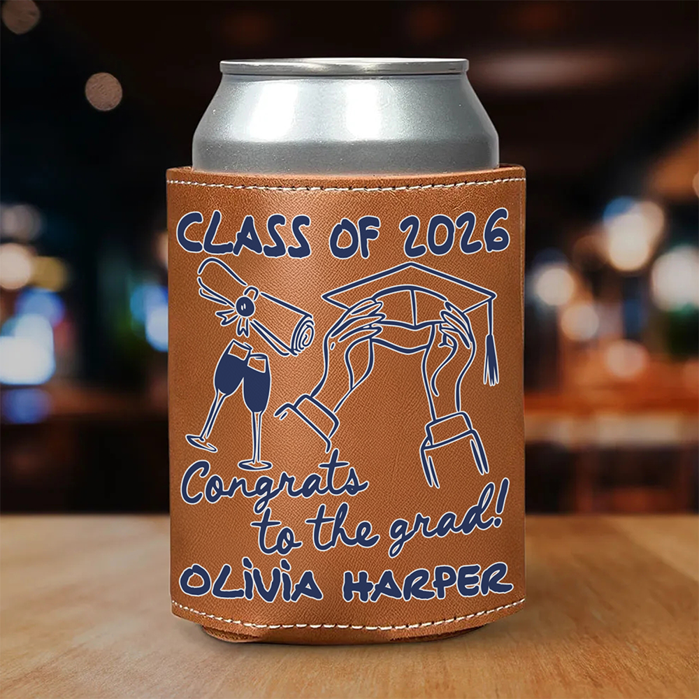 Custom Name Class Of 2026 Can Cooler Holder TH10 169657