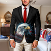 Custom Name Eagle With USA Flag America’s 250th Anniversary Men's Suit HO82 902072
