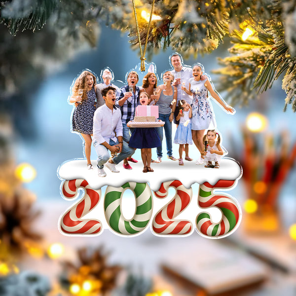 Personalized Ornaments For Christmas Custom Photo Gifts For Old Couple Ornament 186acvp140924 Photo Ornament