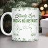 Family Love Knows No Distance Toile De Jouy Style Personalized 3D Inflated Effect Mug HO82 894748