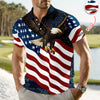 Custom Name Eagle US Flag Personalized Patriotic Polo Shirt HA75 920752