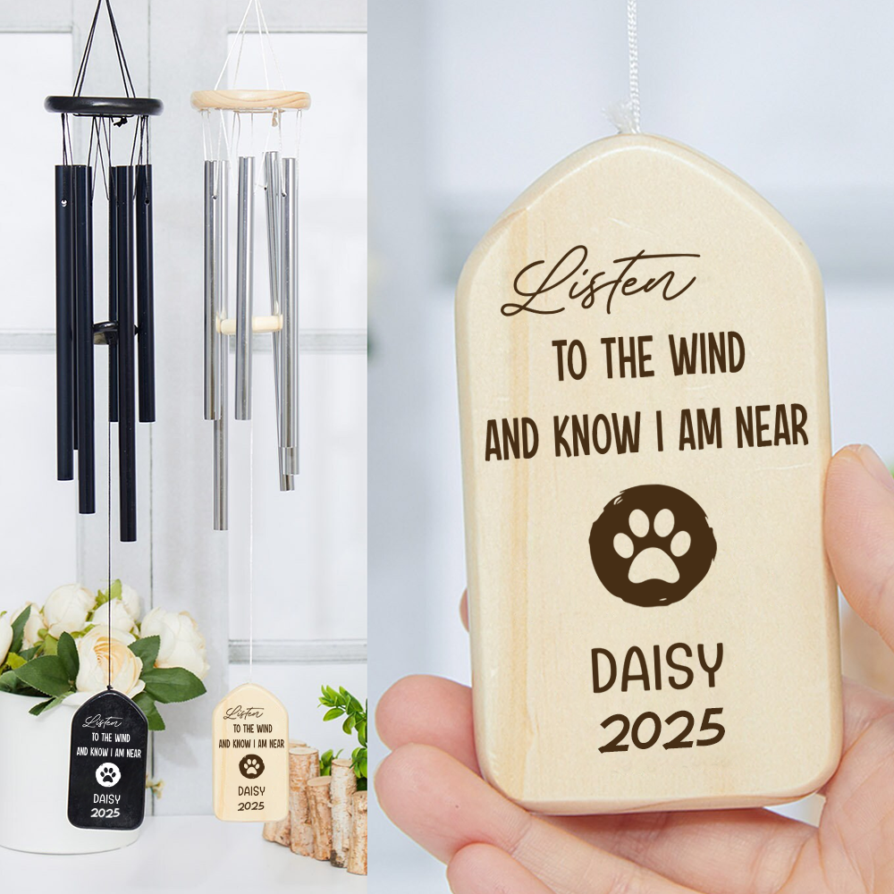 Listen To The Wind And Know I Am Near Memorial Wind Chimes TH10 892453
