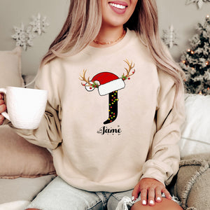 Custom Name Monogrammed Family Christmas Bright Sweatshirt HO82 893022